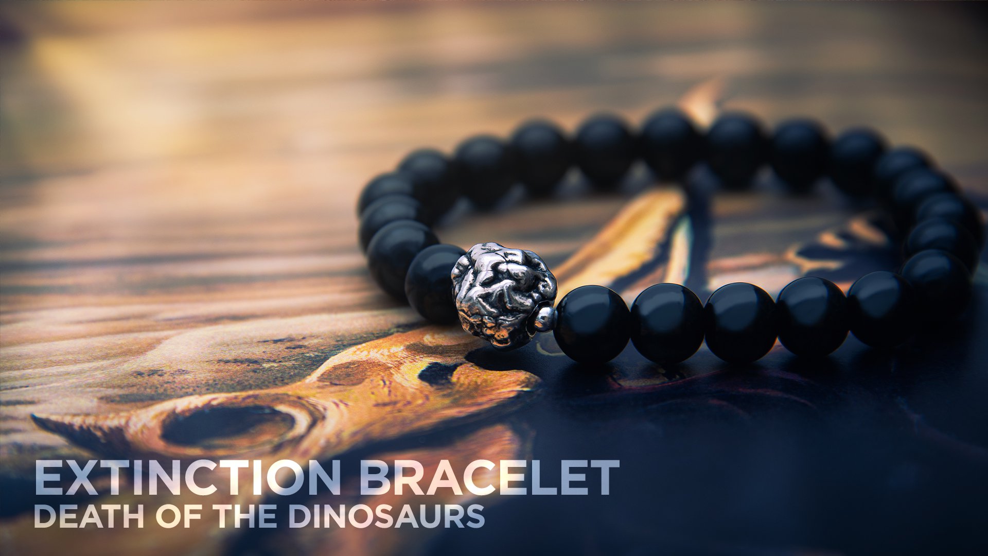 Extinction Bracelet - Death of the Dinosaurs - Infused with K-Pg Boundary Material