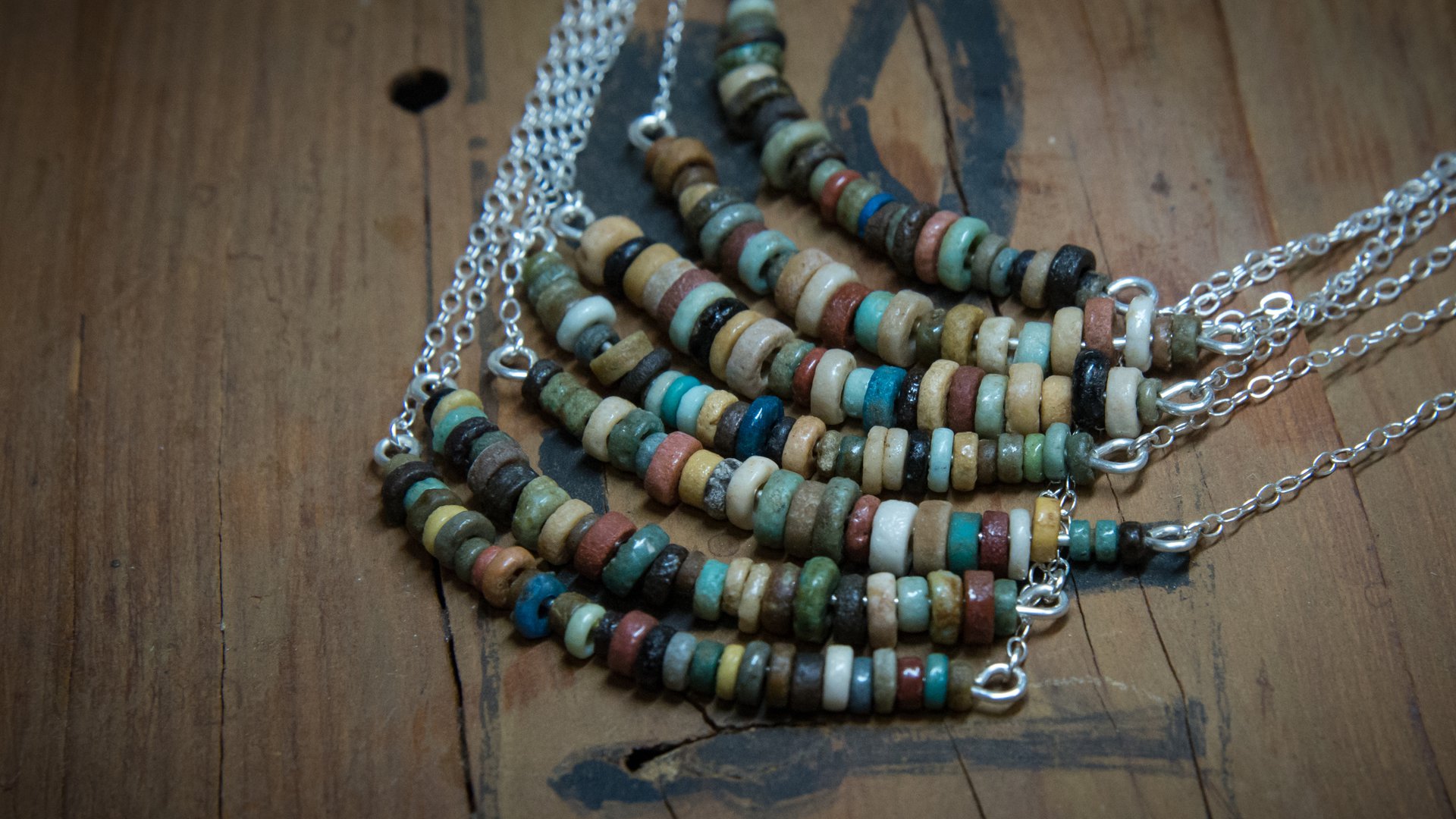 mummy bead necklace